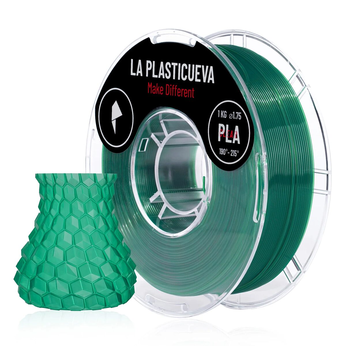 La Plasticueva PLA Clear Verde 1kg